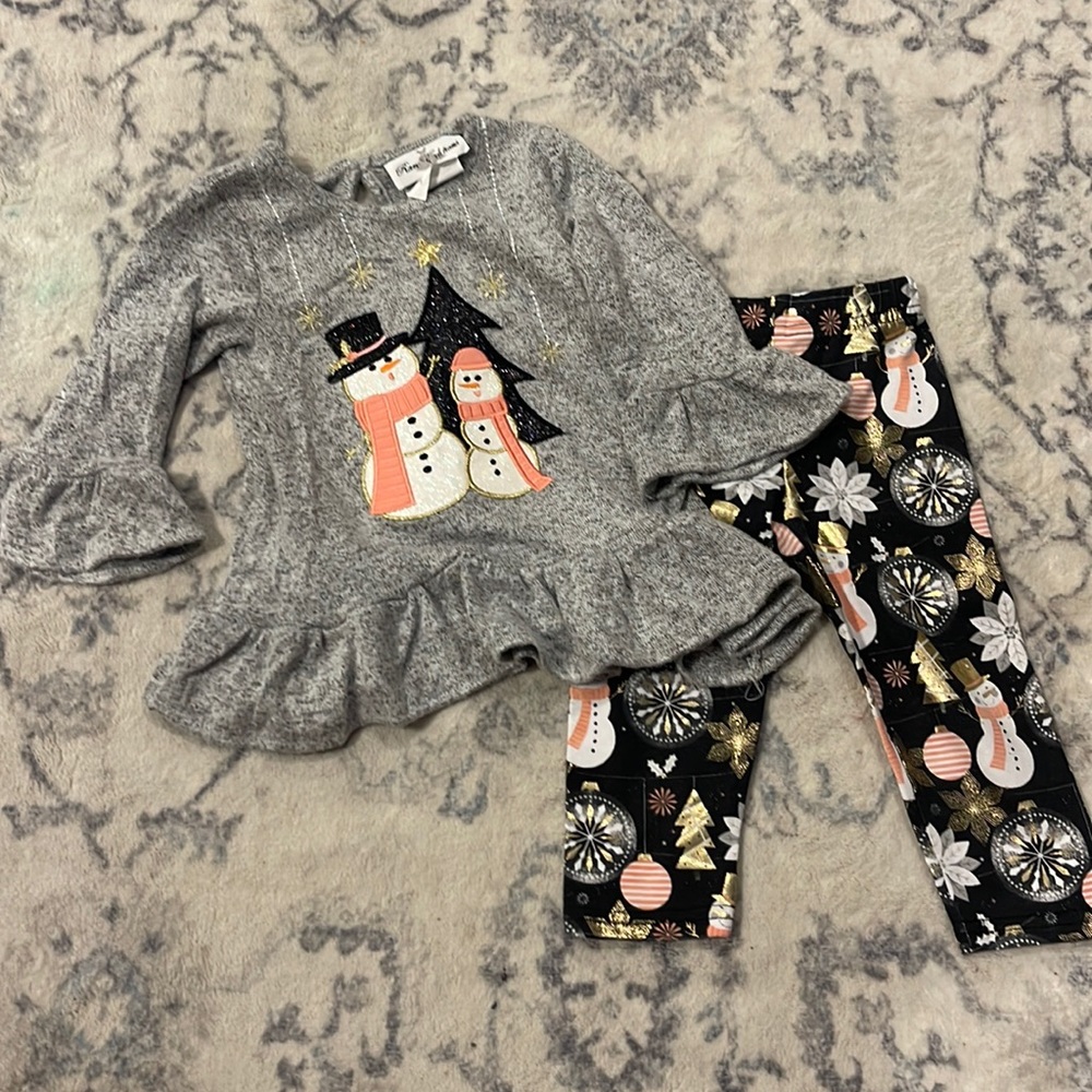 Rare Editions Christmas snowman outfit